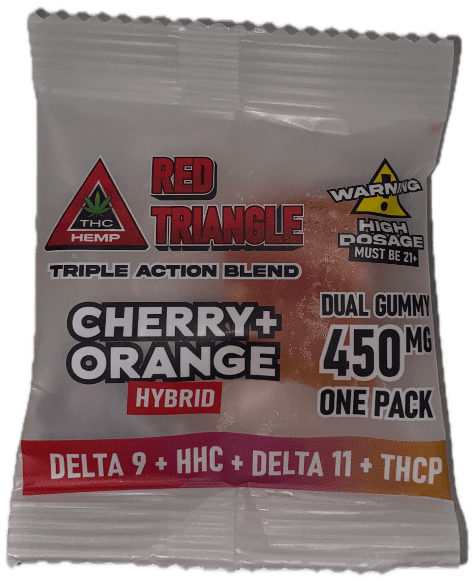Red Triangle Single Gummies 450mg